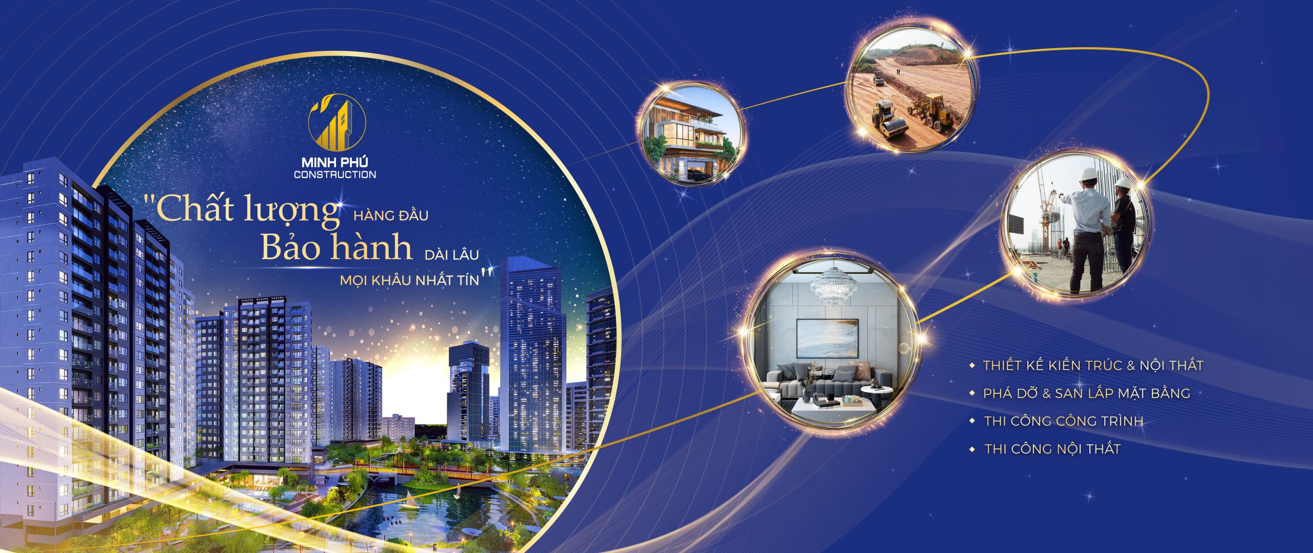 MINH PHÚ CONSTRUCTION | Đơn vị hàng đầu về Xây dựng và Kiến trúc